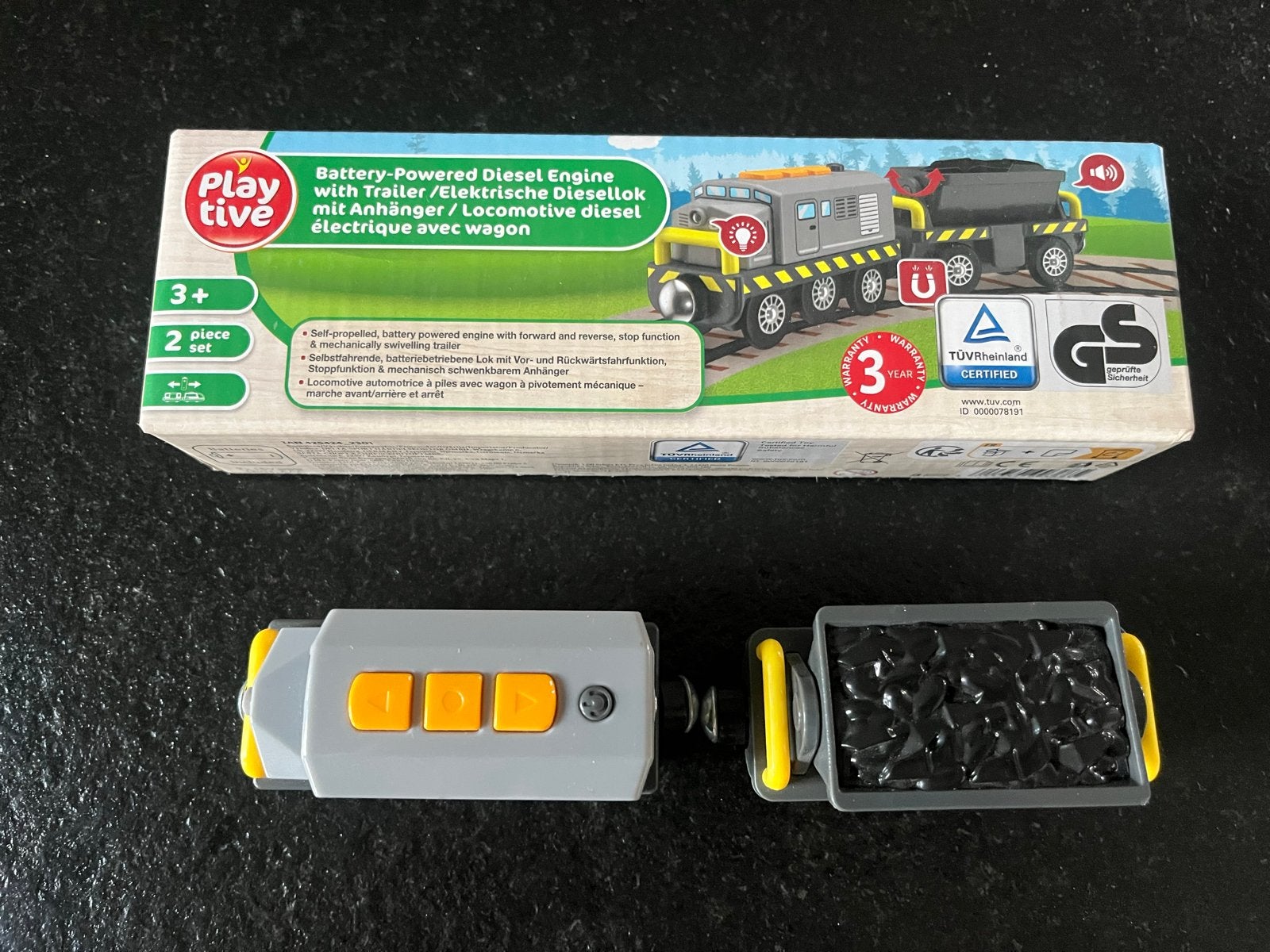 Playtive Diesellocomotief voor houten treinbaan, Kinderen en Baby's, Ophalen of Verzenden, Zo goed als nieuw