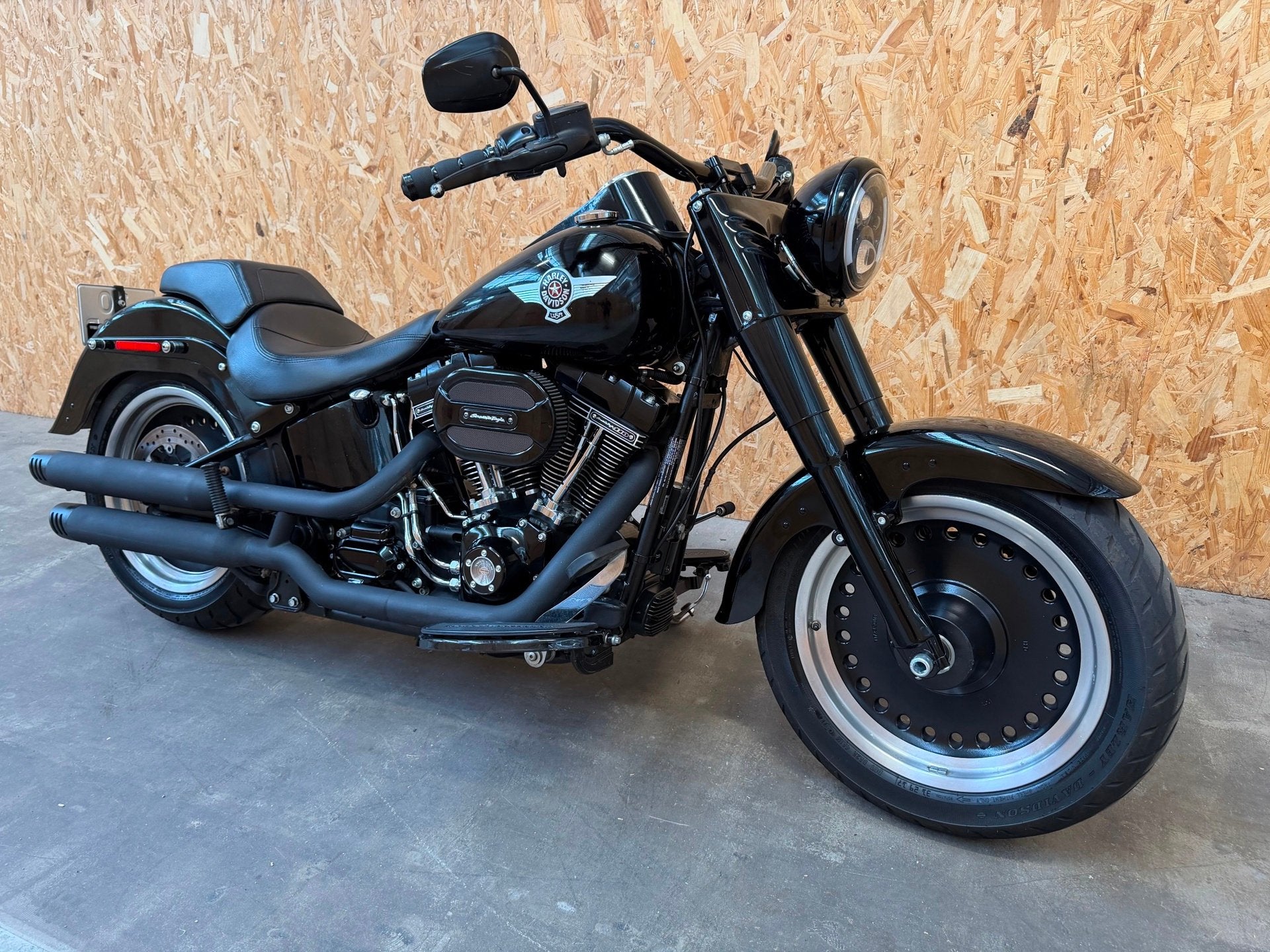 Harley Davidson Fatboy s 110 abs zwart/zwart 2016, Chopper, Bedrijf, 1802 cc, Cruise Control