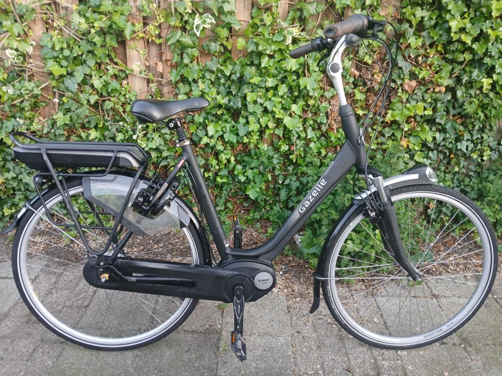 Gazelle orange c7 bosch middenmotor, Ophalen, Gebruikt, Velgrem, Versnellingen