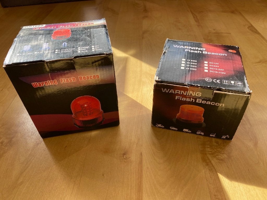 2 stuks led zwaailicht - flitslicht, Ophalen of Verzenden