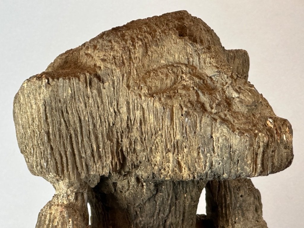 261014 Zeldzaam oud Afrikaans Ngbaka monkey beeld uit Congo, Ophalen of Verzenden
