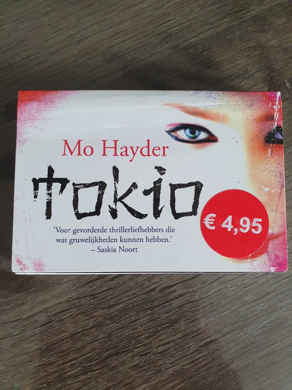 Dwarsligger Mo Hayder Tokio, Boeken, Ophalen of Verzenden, Zo goed als nieuw