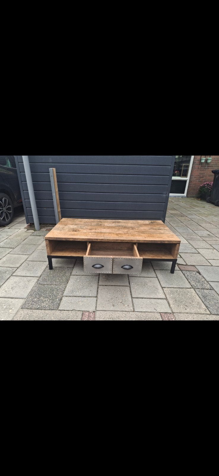 Salontafel met opbergruimte, 50 – 75, Gebruikt, 100 tot 150 cm, 50 tot 100 cm