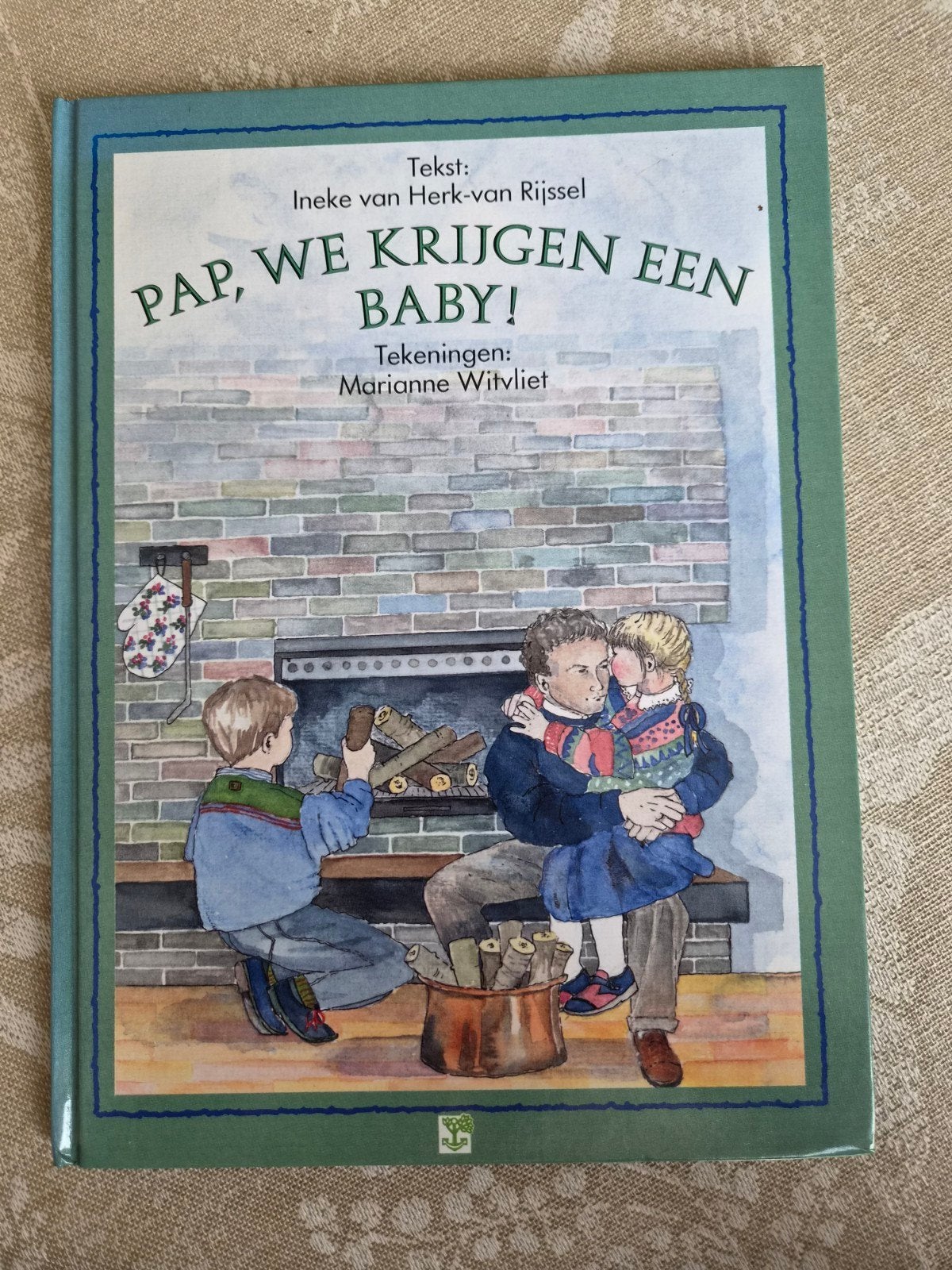 Pap, we krijgen een baby! - Ineke van Herk-van Rijssel, Ophalen of Verzenden, Zo goed als nieuw, Ineke van Herk-van Rijssel, 6 tot 12 maanden