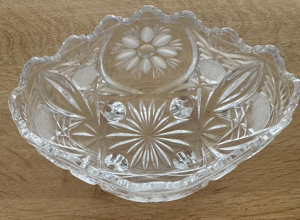 Bonbonnière van kristal, Antiek en Kunst, Ophalen of Verzenden
