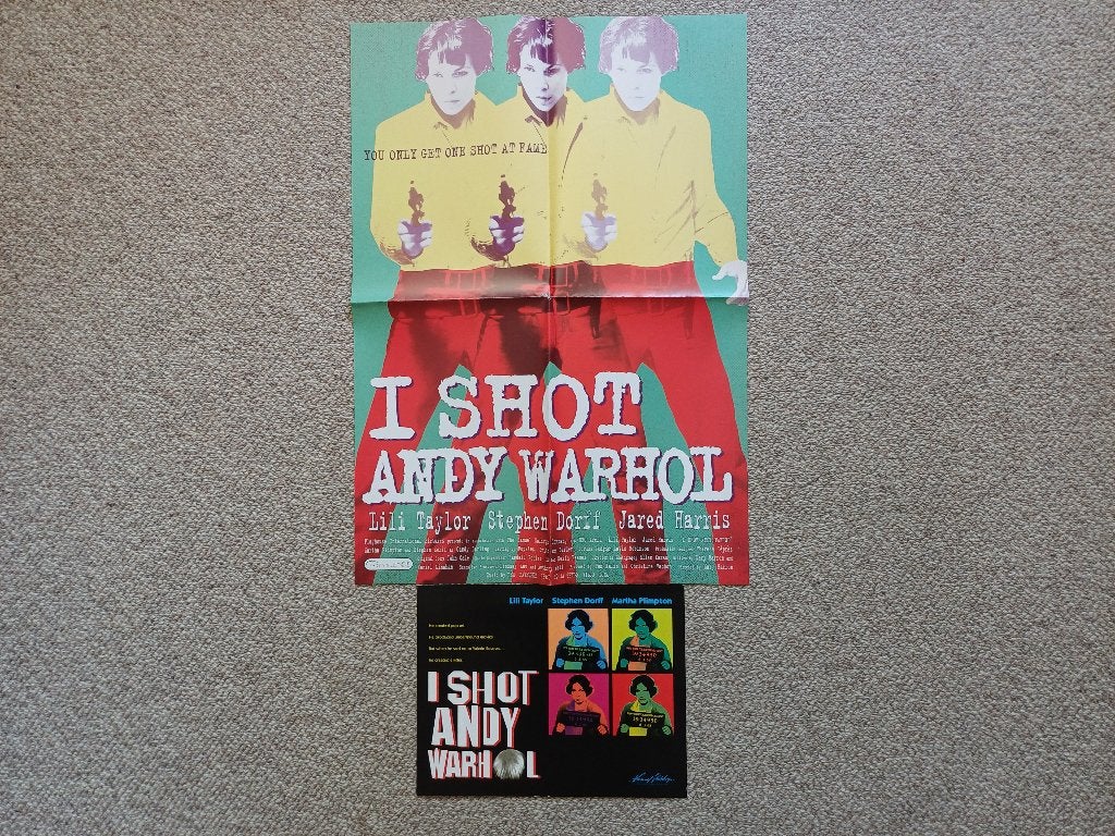 I   SHOT   ANDY   WARHOL      filmposter., Rechthoekig Staand, Verzenden, Nieuw, A1 t/m A3