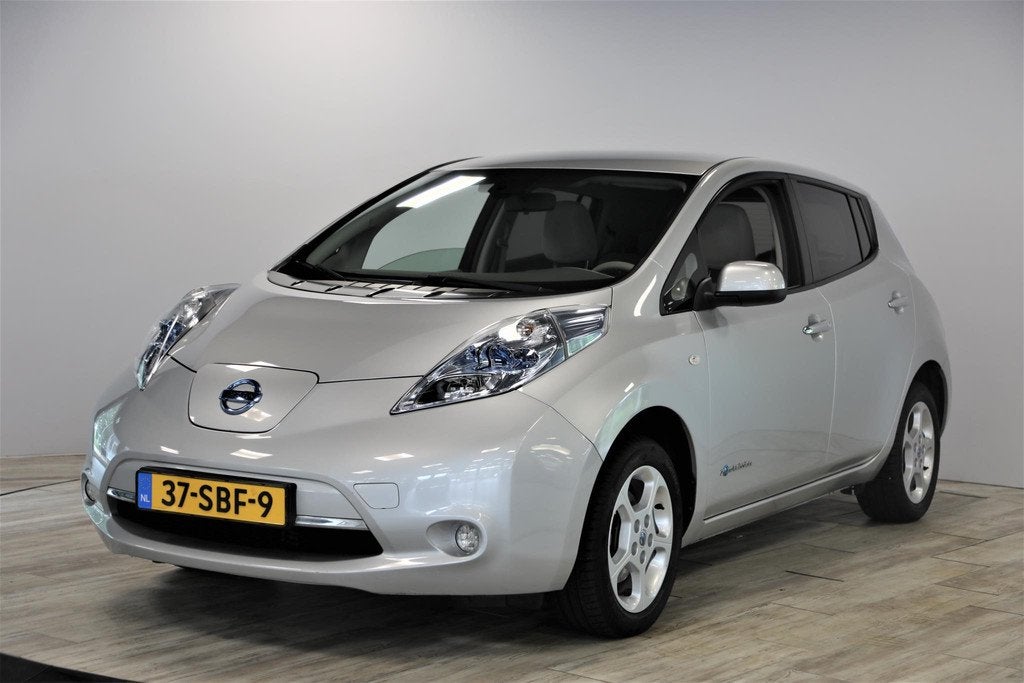 Nissan LEAF Base 24 kWh | Camera | Navi | Cruise, Auto's, Nissan, 12 maanden, Stof, Gebruikt, Origineel Nederlands