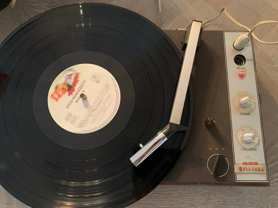 Vintage Aristona 633 Platenspeler - Made in Holland, Ophalen of Verzenden, Gebruikt, Platenspeler, Overige merken