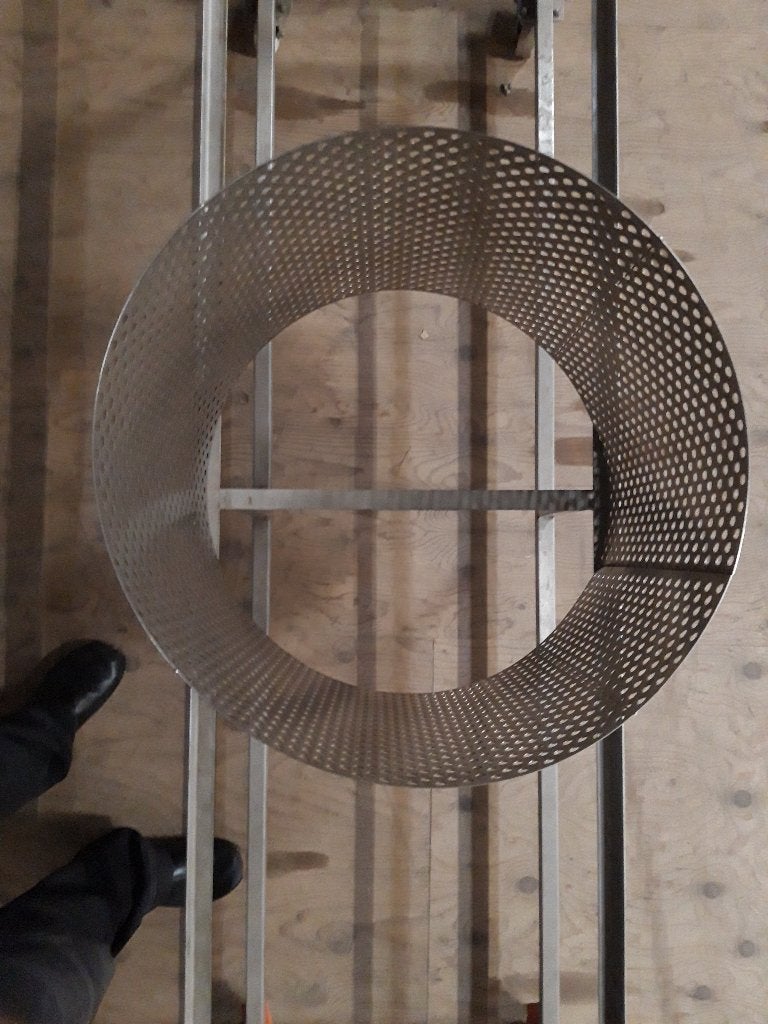 RVS geperforeerde ring / RVS binnenwerk ketel, Ophalen, Gebruikt