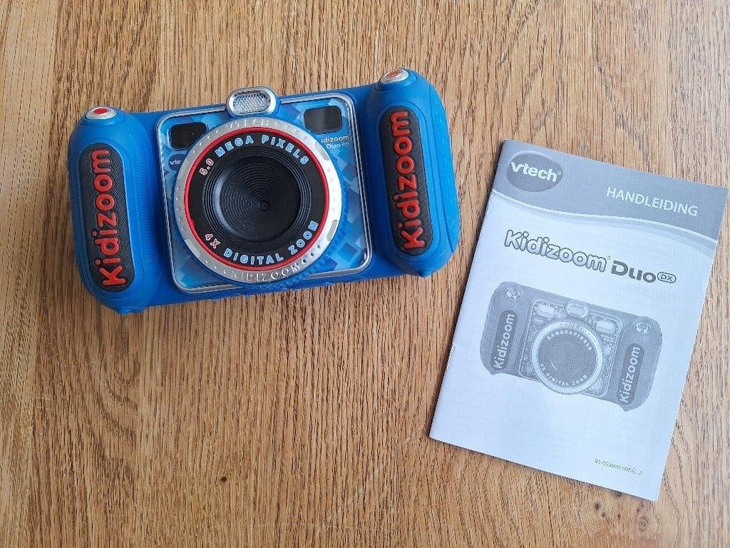 Vtech Kidizoom Duo DX - blauw, Kinderen en Baby's, Speelgoed | Vtech, Ophalen of Verzenden, Gebruikt