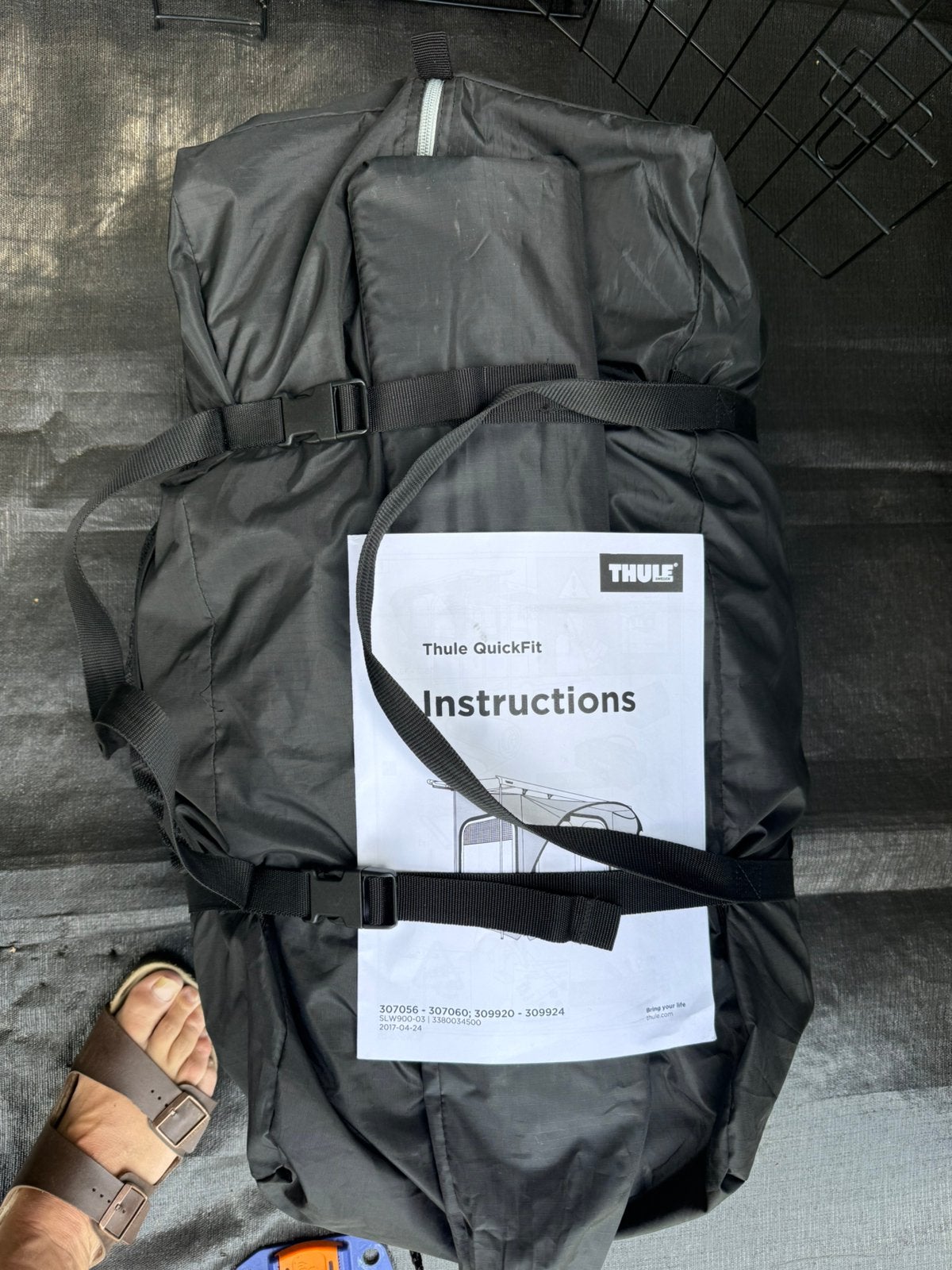 Thule Omnistor Quickfit past onder luifels van 4 meter, Ophalen of Verzenden, Zo goed als nieuw