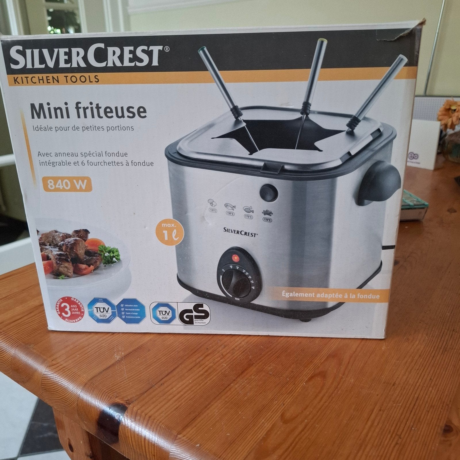 Friteuse.Mini, Minder dan 1 liter, Ophalen, Nieuw