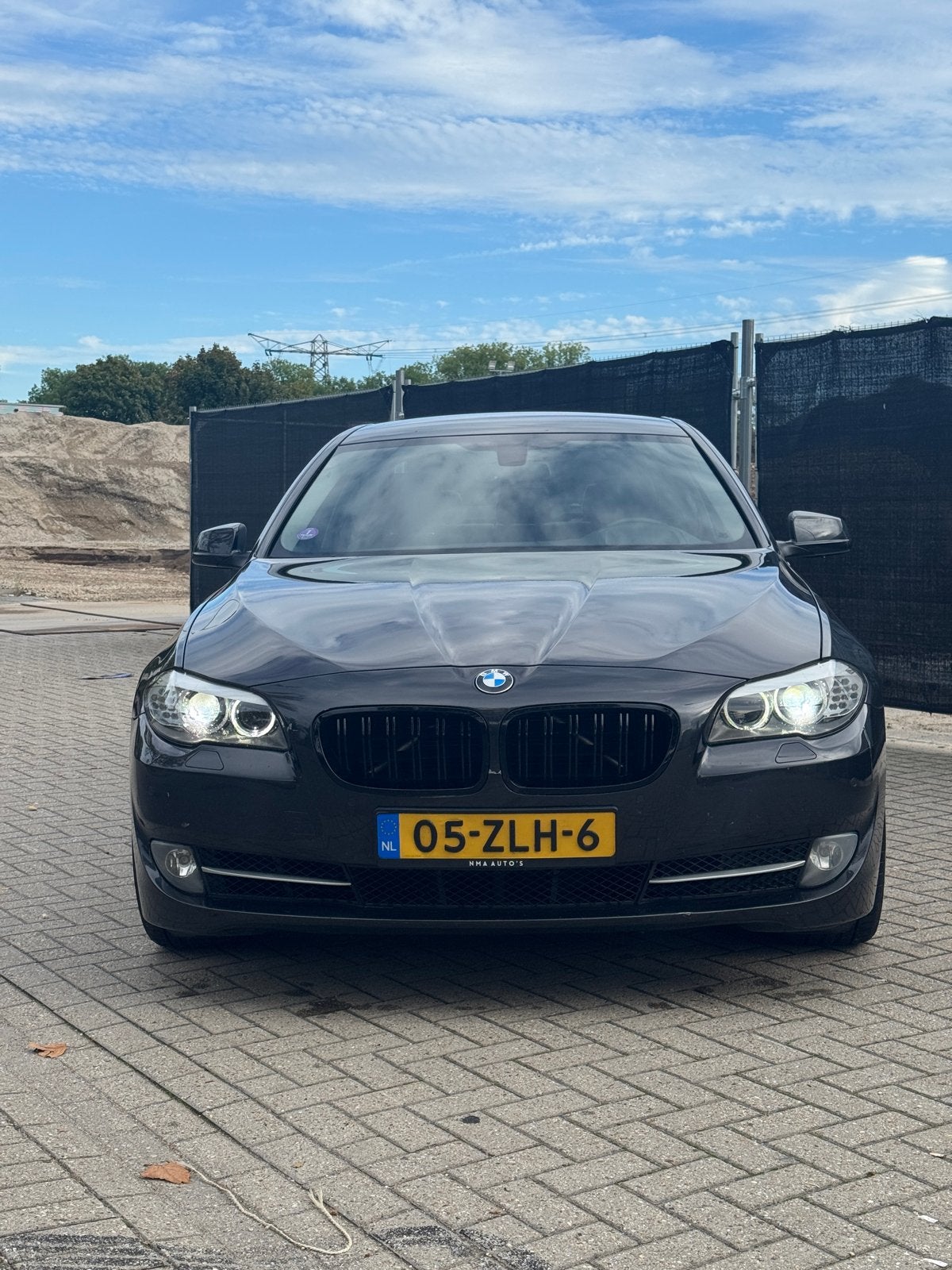 BMW 5-Serie 520i 184pk Aut. 2013 ketting + turbo revisie, Auto's, Euro 5, Achterwielaandrijving, Zwart, 4 cilinders