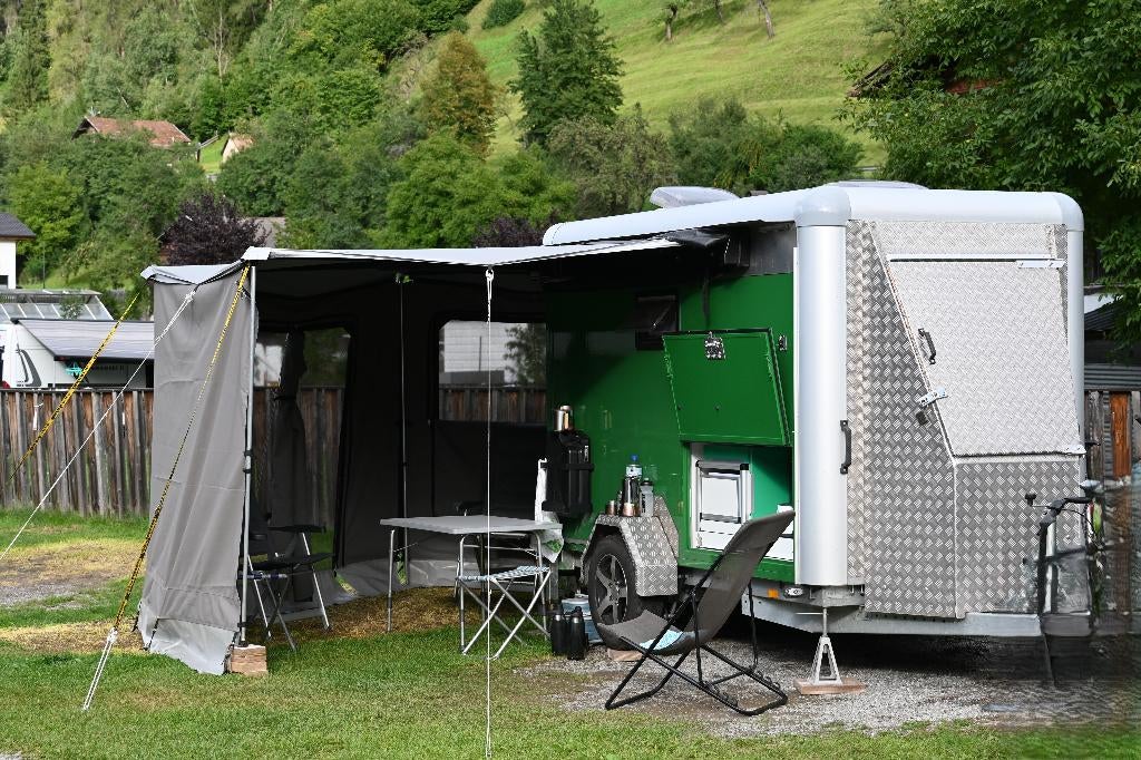 Outdoor caravan/ Overland trailer- veel bergruimte, Caravans en Kamperen, Overige merken, Vast bed, Tot en met 2, Particulier