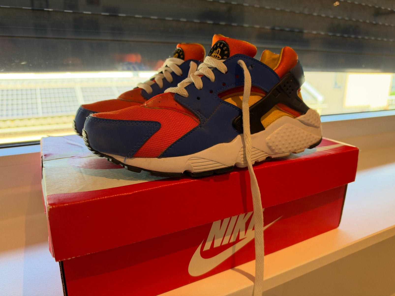 Kids Nike Air Huarache zgan, Ophalen of Verzenden, Zo goed als nieuw, Jongen of Meisje, Sportschoenen