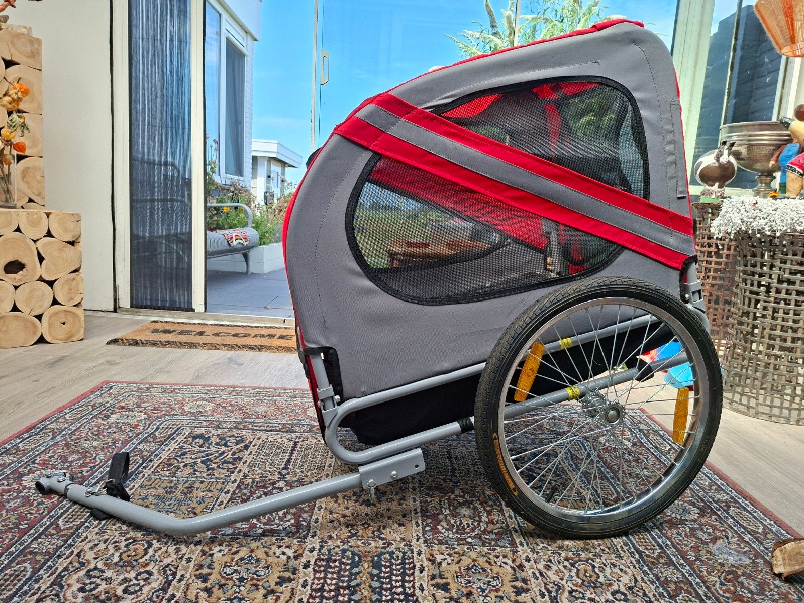 Hondenkar voor achter de fiets - Ruim en stevig, Ophalen of Verzenden