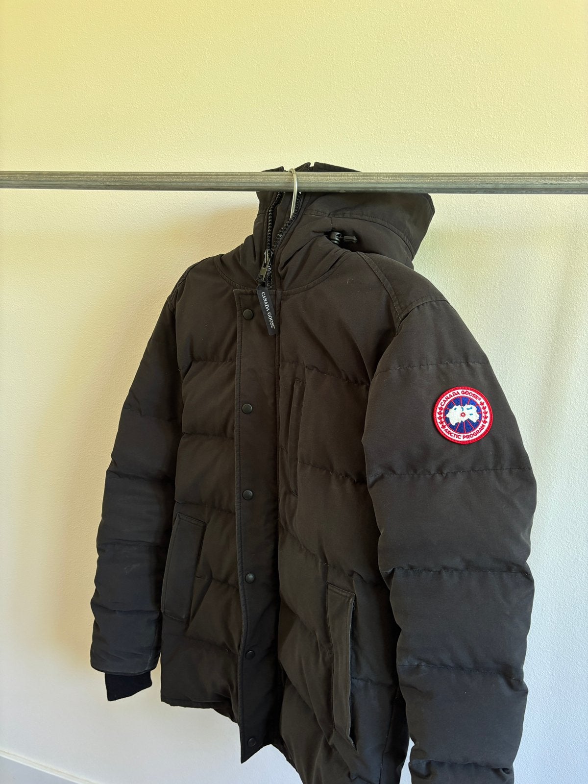 Canada goose carson parka maat M zwart, Ophalen of Verzenden, Zo goed als nieuw, Zwart