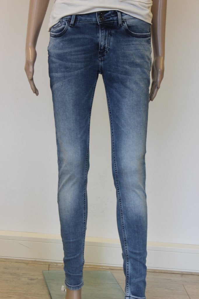 Garcia blauwe jeans confectiemaat 36, W36 - W38 (confectie 52/54), Blauw, ., Garcia