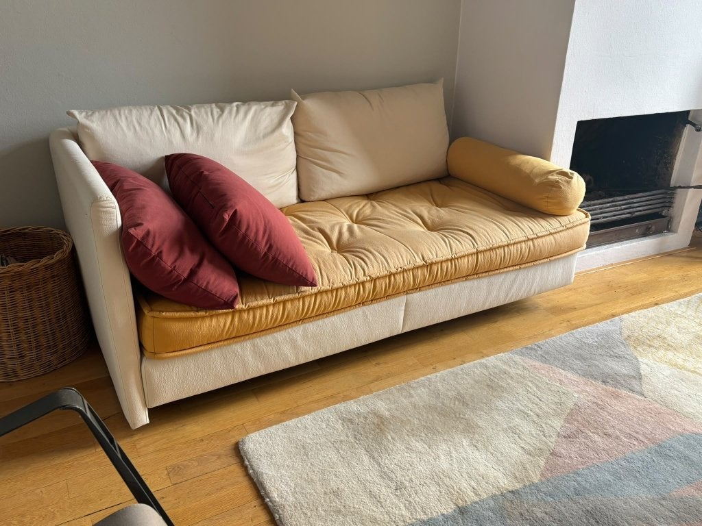 Chaise Longue - Ligne Roset Sofa, Gebruikt, 150 tot 200 cm, Tweepersoons, 75 tot 100 cm