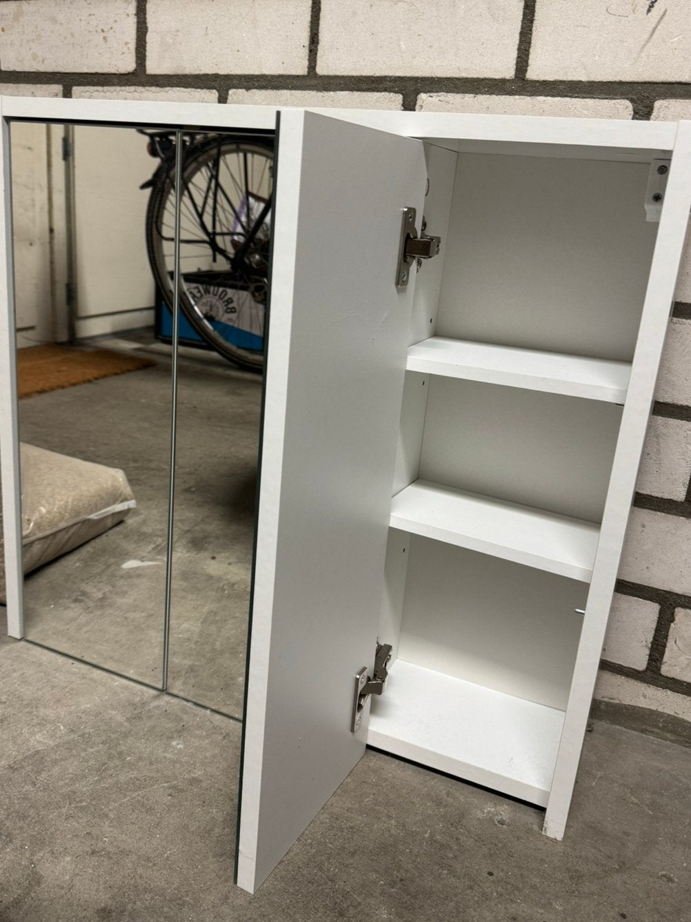 LIVARNO spiegelkast, Ophalen, Spiegelkast, 50 tot 100 cm, Zo goed als nieuw