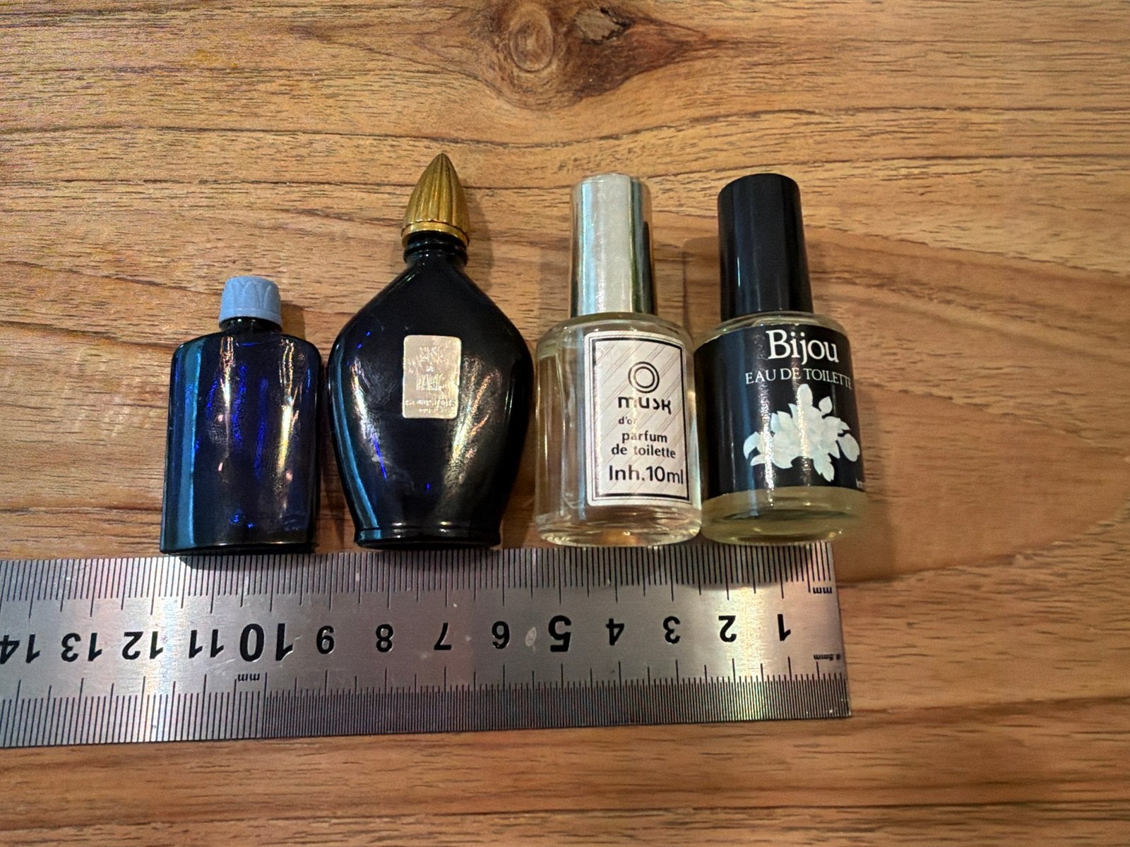 Vintage parfumflesjes - Soir de Paris, Musk, Bijou, Ophalen of Verzenden, Gebruikt