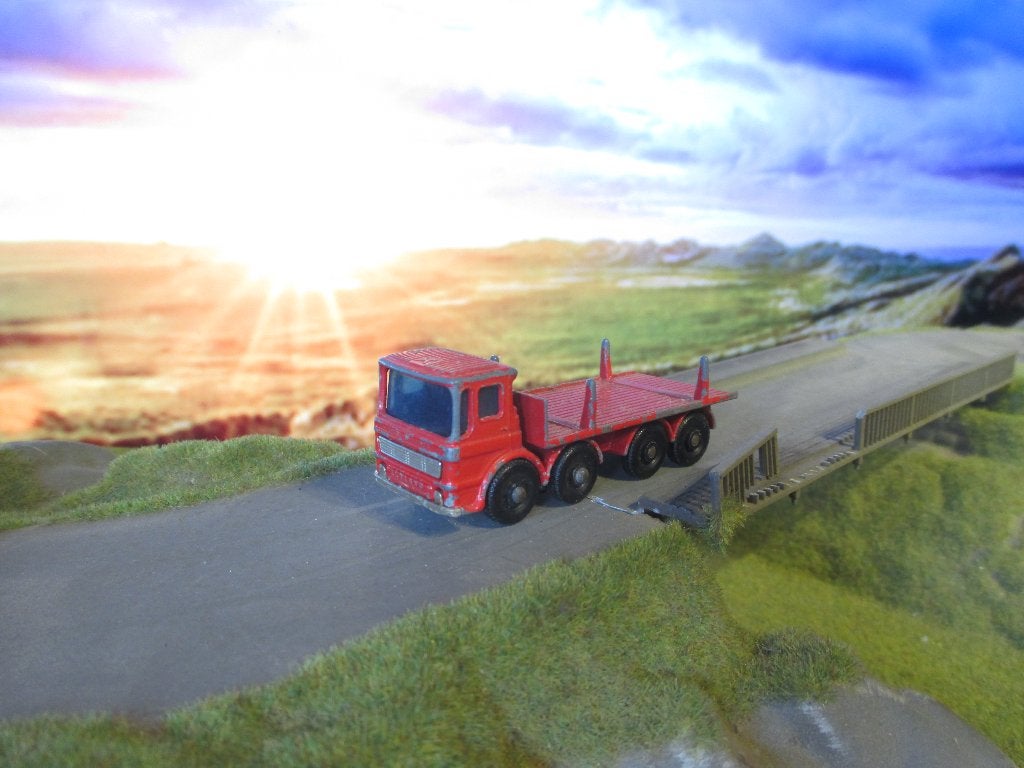 1/92 AEC Pipe Truck - Lesney Matchbox No.10d 1967-1969, Ophalen of Verzenden, Gebruikt, Auto
