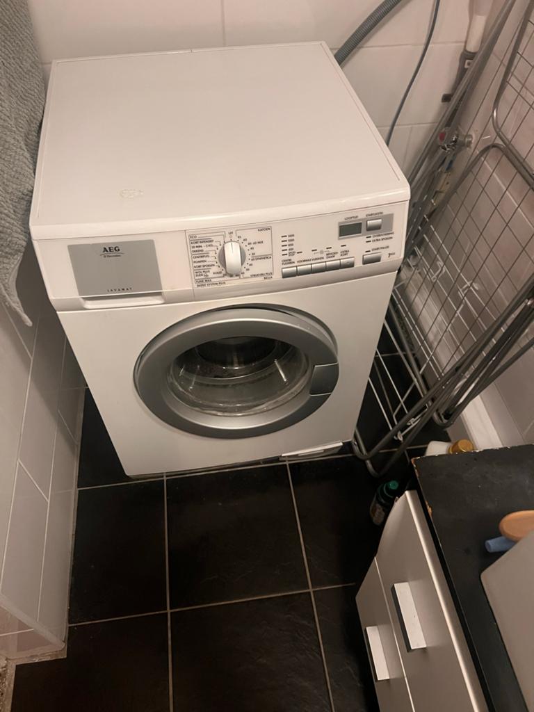 AEG wasmachine, Witgoed en Apparatuur, Ophalen, Gebruikt, Voorlader, Kort programma