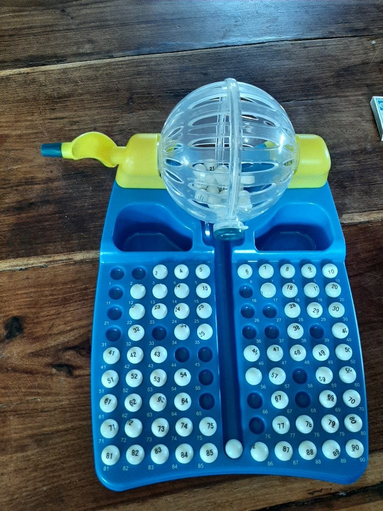 BIngo, glazen stapelen, BNN spel, Cars, Loom voor zak snoep, Ophalen, Gebruikt