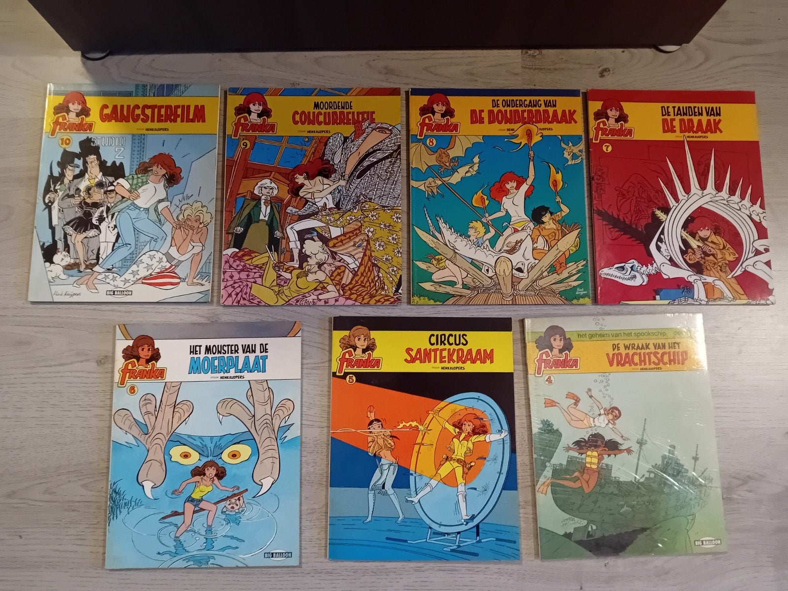 Franka Deel 1 t/m 15 - Henk Kuijpers, Meerdere stripboeken, Ophalen of Verzenden, Zo goed als nieuw, Henk Kuijpers