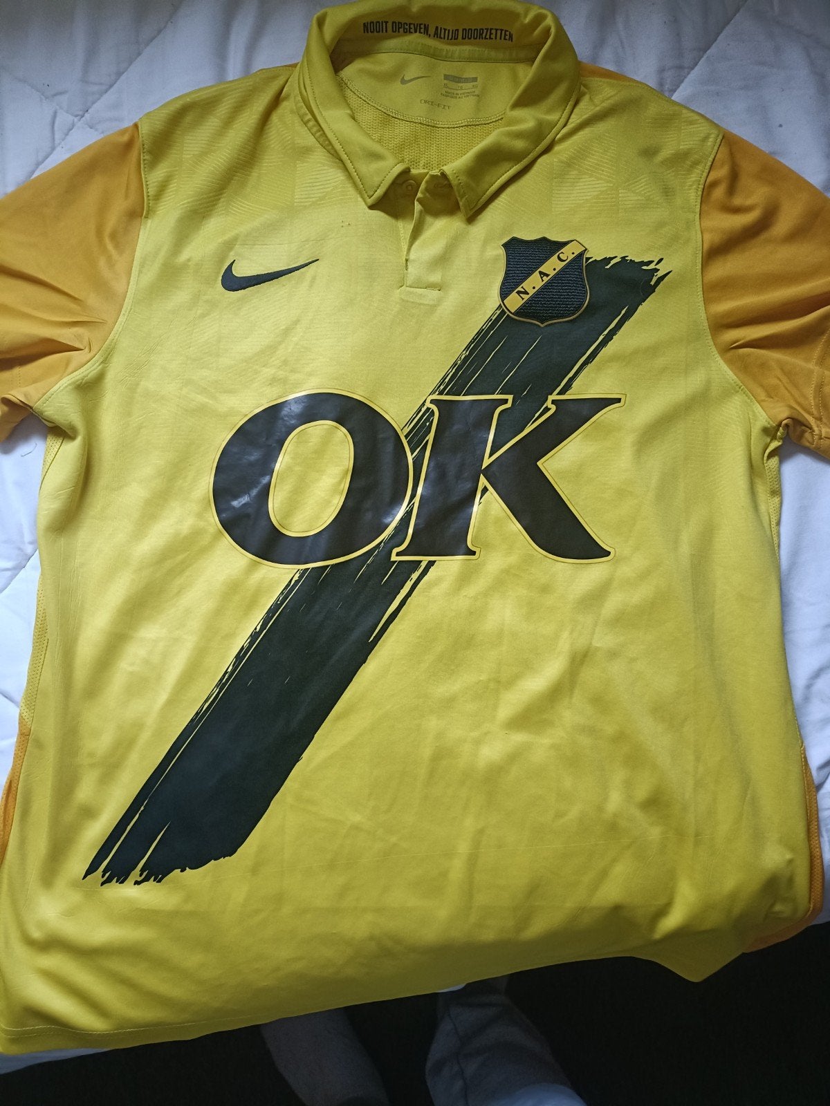 NAC Breda Thuisshirt - Maat XL, Geel, Nike, Maat 56/58 (XL), Ophalen of Verzenden
