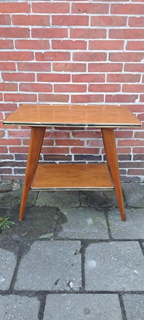 Vintage jaren 60 bijzettafel, Ophalen of Verzenden