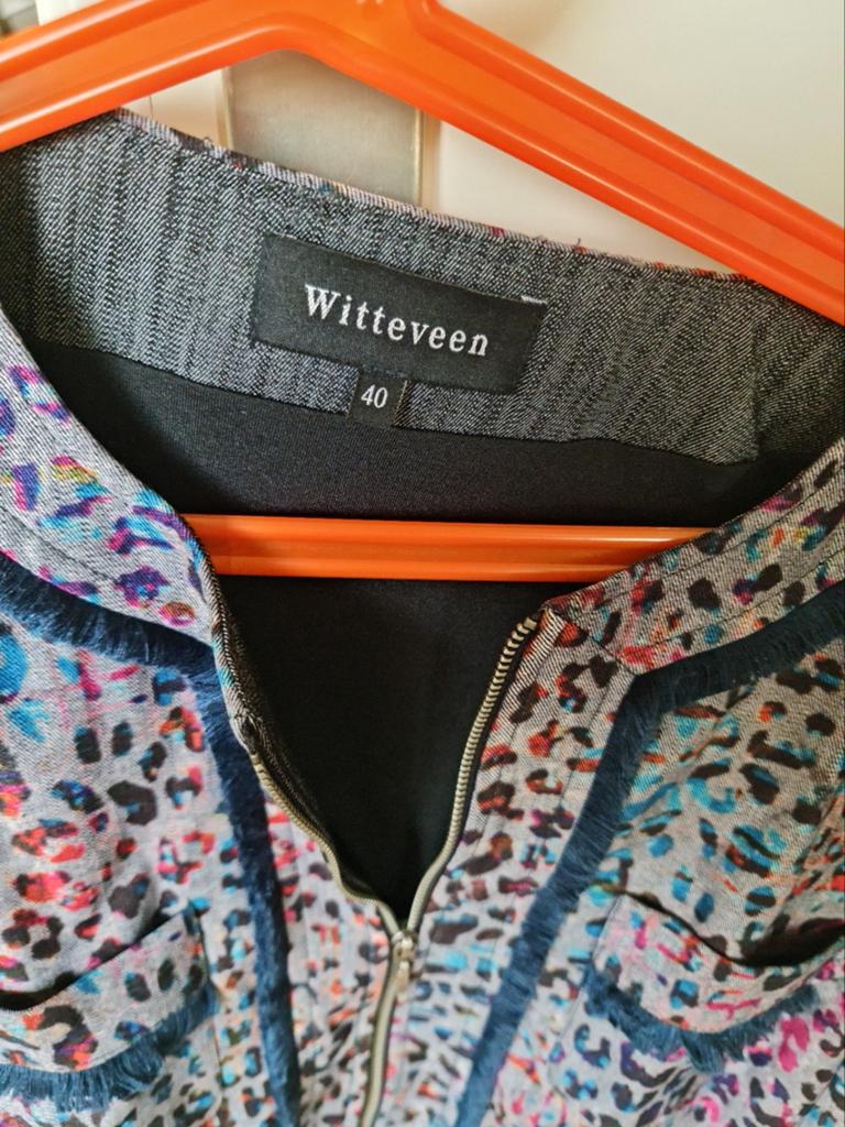 Heel.mooi jasje witteveen, Ophalen of Verzenden, Zo goed als nieuw, Zwart