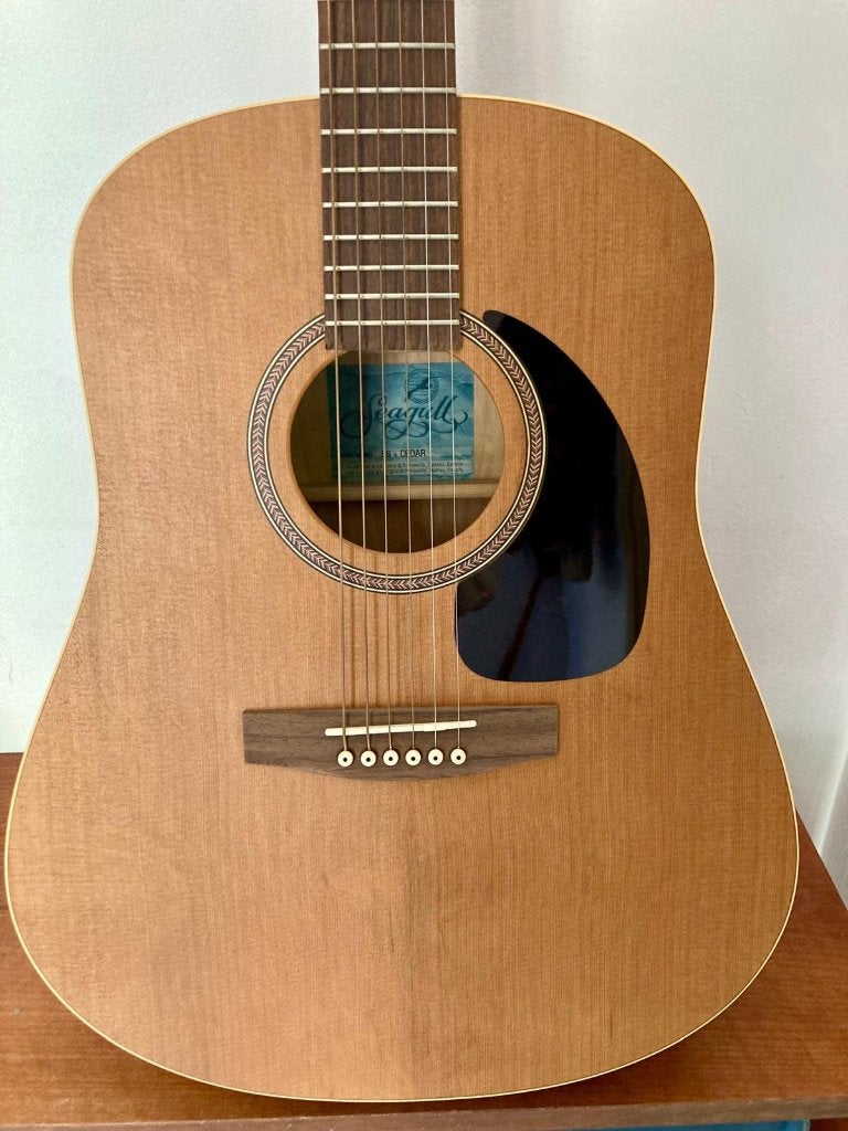 Gitaar SEAGULL MODEL S6 + CEDAR, akoestisch, met rugtas, Muziek en Instrumenten, Snaarinstrumenten | Gitaren | Akoestisch, Ophalen
