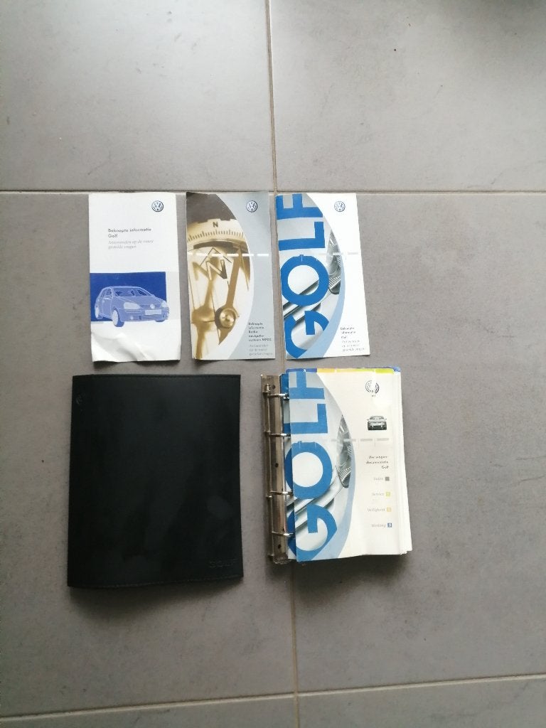 Compleet mapje boekjes VW GOLF 5 type 1K1   2003/2009, Ophalen of Verzenden