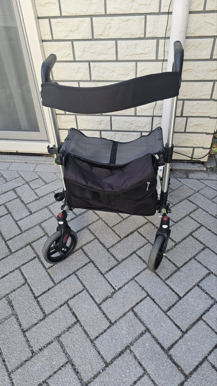 Luxe rollator en rolstoel, Ophalen, Inklapbaar, Nieuw, Duwrolstoel
