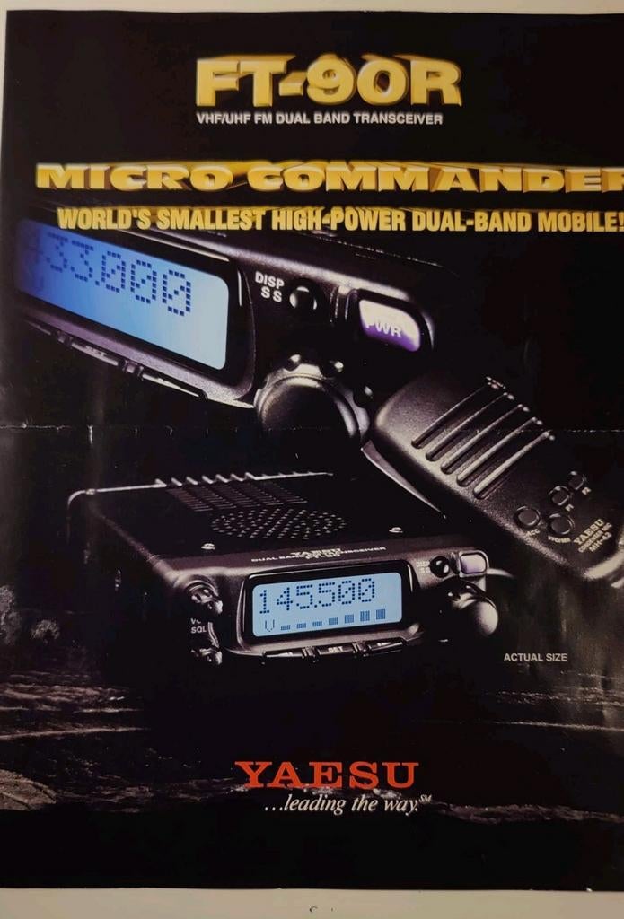 Yaesu FT-90  VHF/UHF FM transceiver, Telecommunicatie, Zenders en Ontvangers, Ophalen of Verzenden
