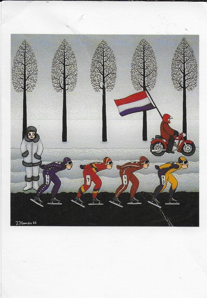 D5 Gelopen Ansichtkaart Elf Stedentocht, Verzenden, 1980 tot heden, Gelopen