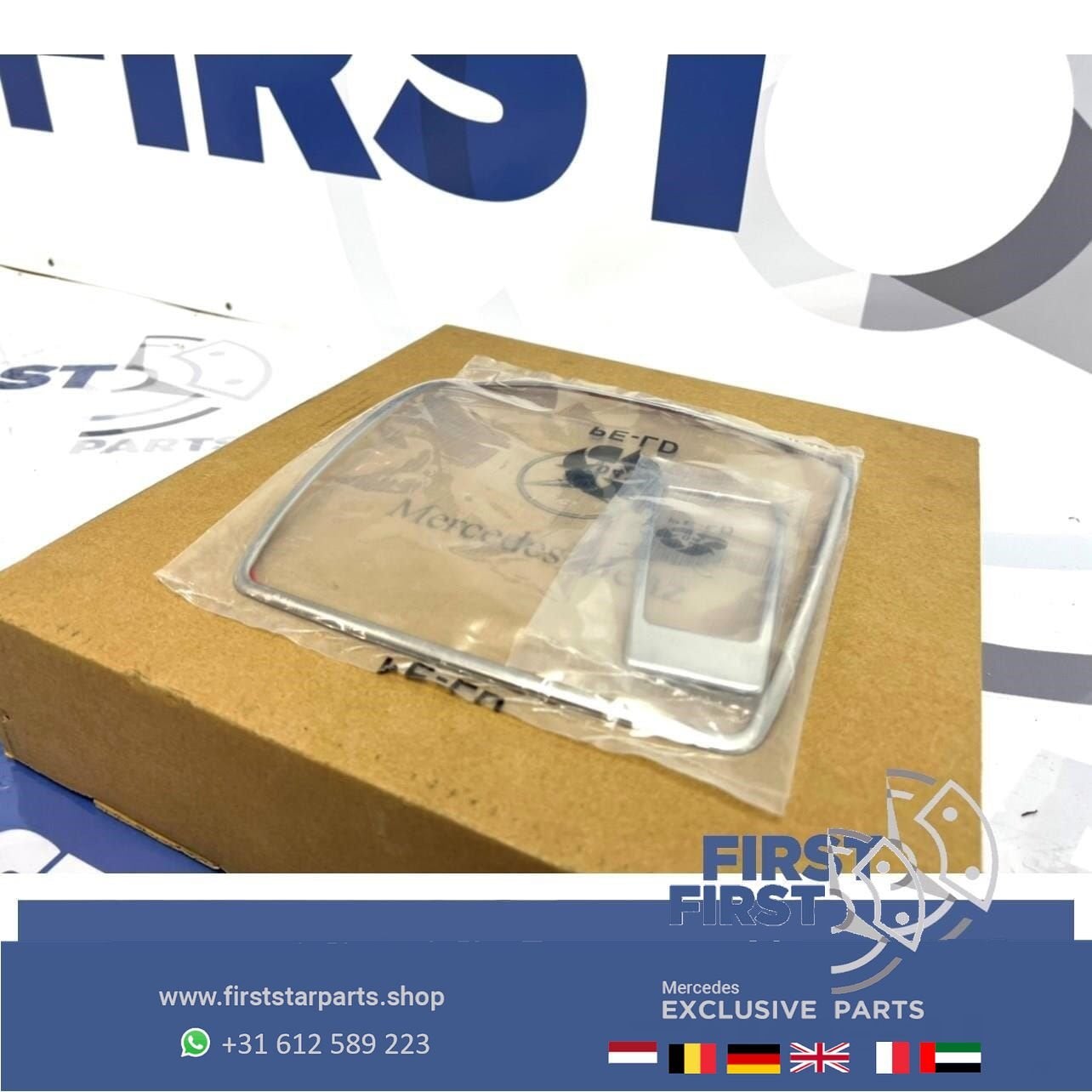 CHROME SIERLIJST MIDDENCONSOLE W176 A Klasse W246 B W117 CLA, Auto-onderdelen, Gebruikt, -, Ophalen of Verzenden, -