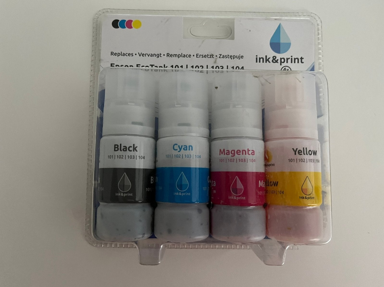 Epson ecotank multipack 101 - 102 - 103 - 104, Ophalen of Verzenden, Nieuw