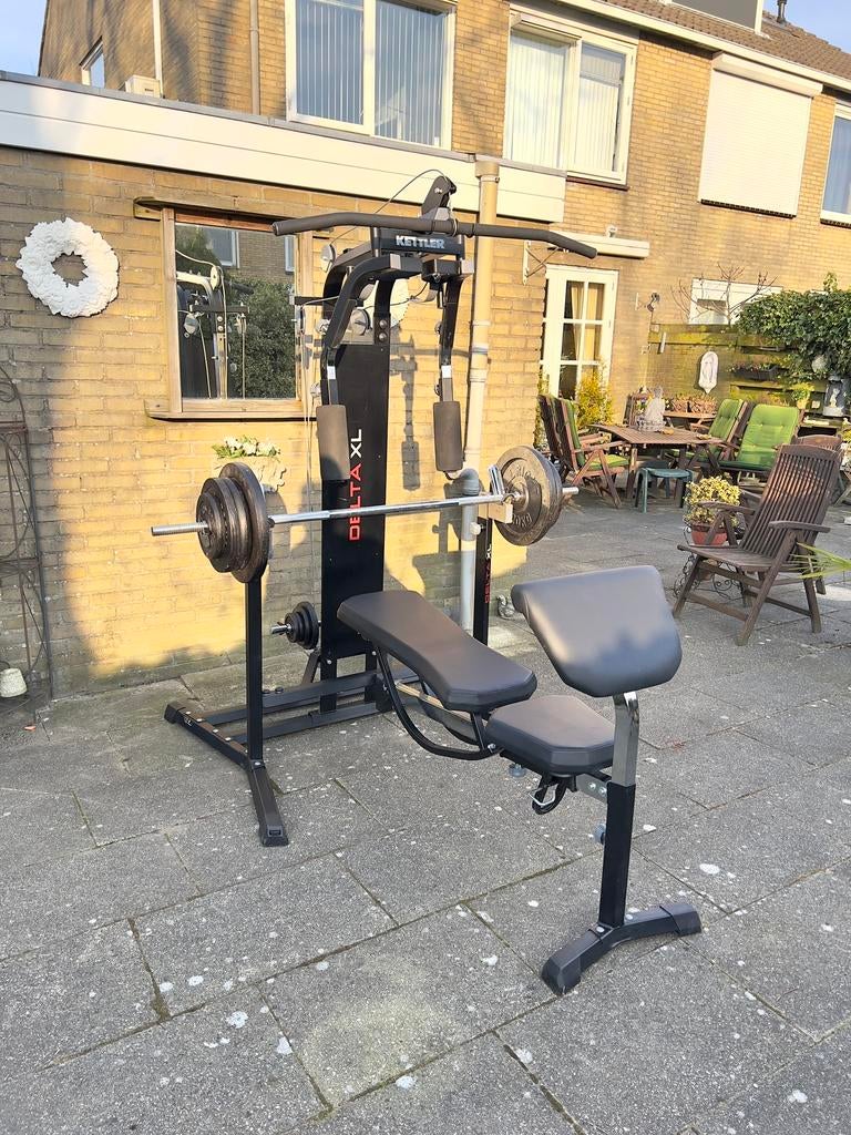 Krachtstation Kettler + 120kg gewicht, Ophalen, Zo goed als nieuw, Benen, Overige typen