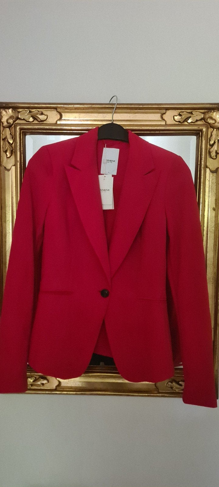 nieuw rood colbertje blazer 34 XS Penn&Ink N.Y. rode, Penn & Ink, Nieuw, Ophalen of Verzenden, Jasje