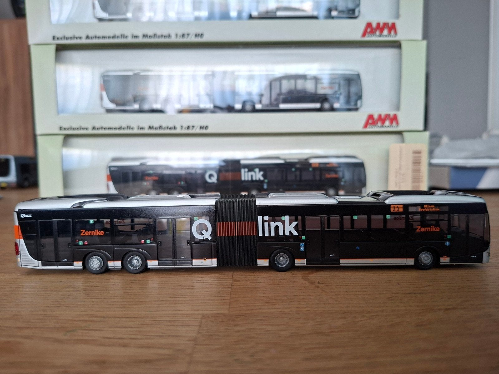 AWM Qbuzz/Qlink Mercedes Capacity bus 3400, Ophalen of Verzenden, Gebruikt, Bus of Vrachtwagen, AWM