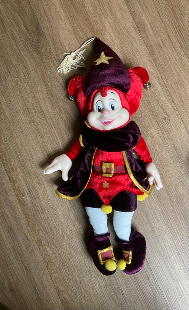 Oudere Pardoes pop van de Efteling 60 cm, Ophalen of Verzenden, Zo goed als nieuw, Beeldje of Poppetje