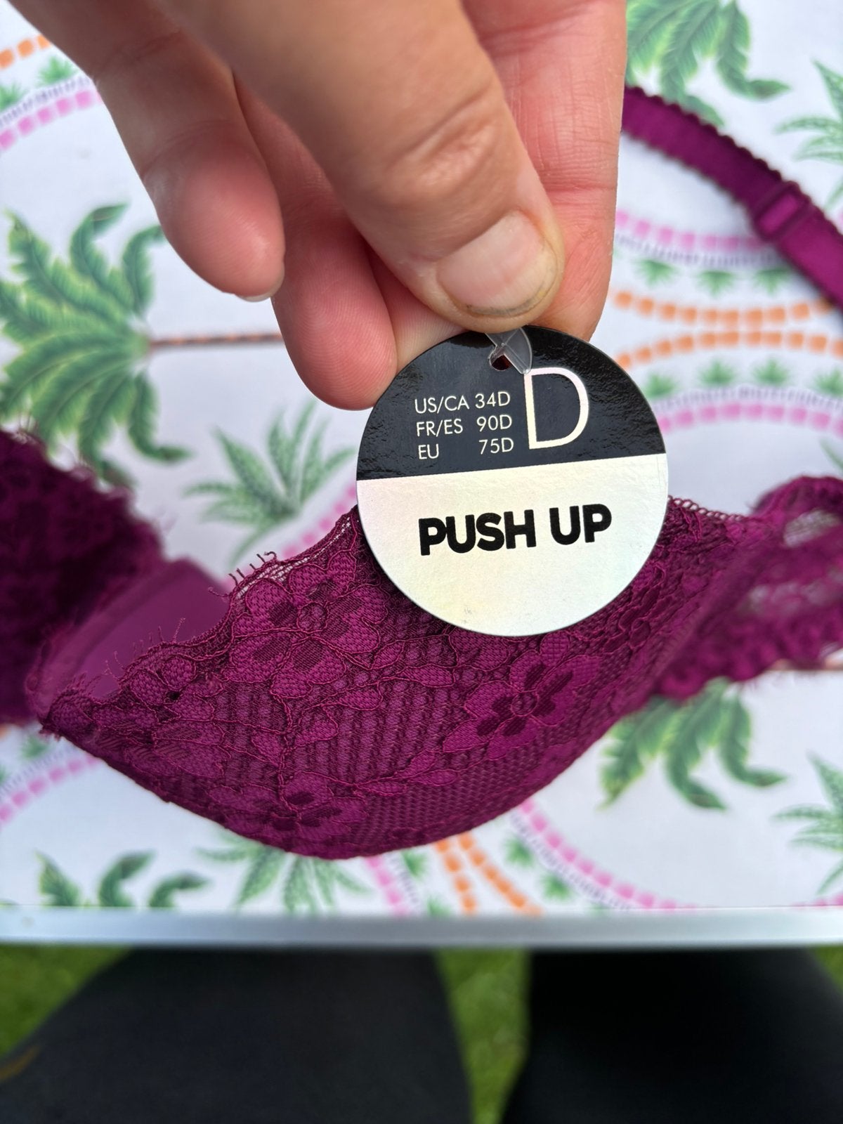NIEUW Puch push-up BH /maat 75D, Ophalen of Verzenden, Paars, BH