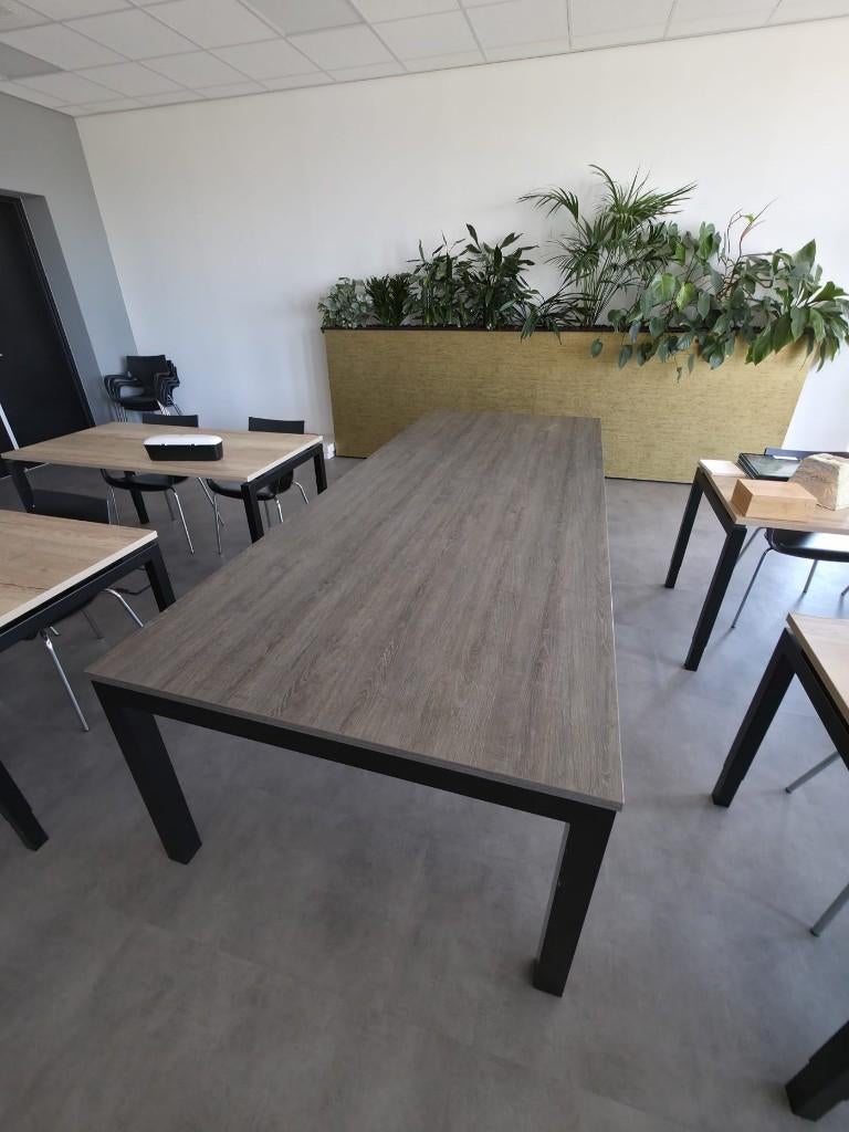 Mooie grote vergadertafel / kantinetafel – 3 meter, Huis en Inrichting, Tafels | Eettafels, Ophalen, 100 tot 150 cm, 200 cm of meer