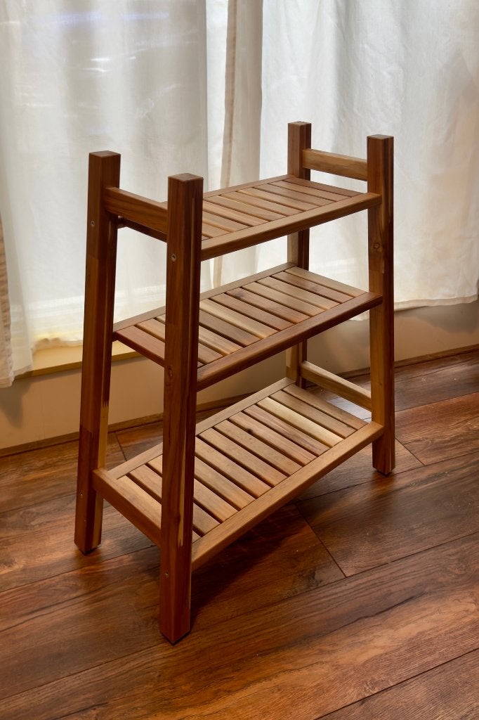 IKEA STOREDAMM stellingkast, acacia, 60x71 cm, Ophalen, Zo goed als nieuw