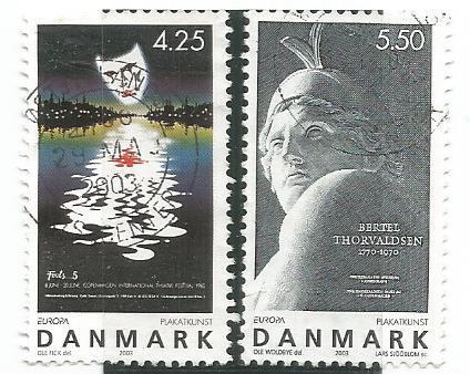 Denemarken Mi. 1341/1342, Ophalen of Verzenden, Denemarken, Gestempeld