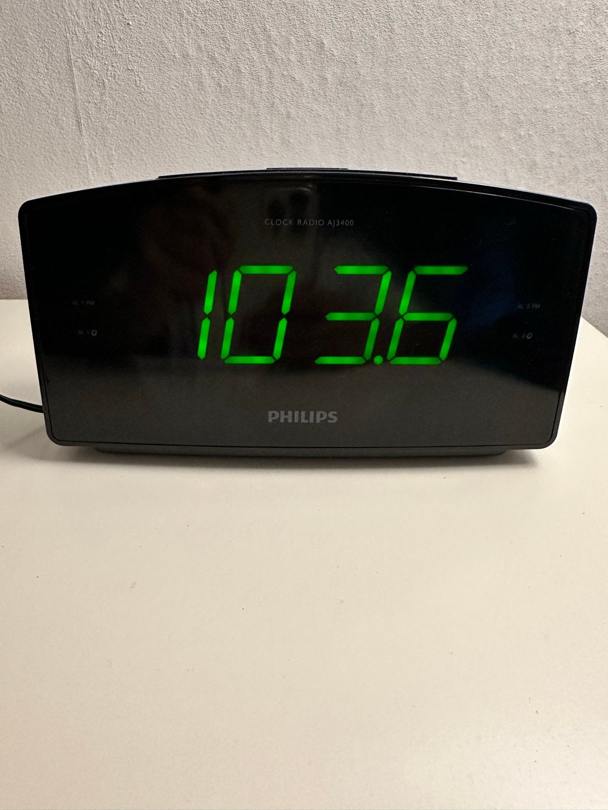 Vintage Philips AJ3400 Wekker Radio - Digitale Klokradio, Witgoed en Apparatuur, Wekkers, Ophalen of Verzenden, Zo goed als nieuw
