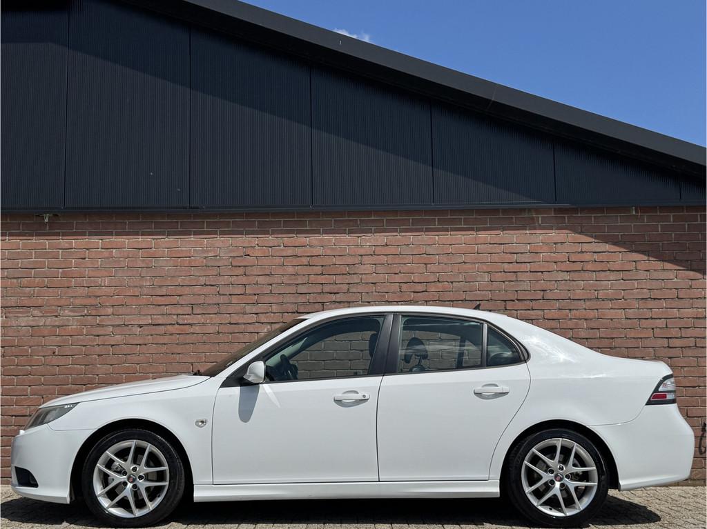 Saab 9-3 Sport Sedan 1.8T NORDEN | NL-AUTO! | TREKHAAK!, Voorwielaandrijving, Gebruikt, Zwart, 150 pk