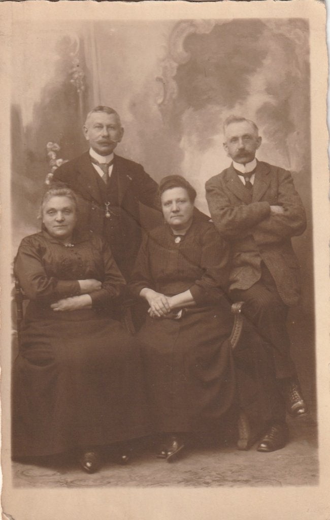 fotokaart  -  familie, Verzamelen, Verzenden, Voor 1940, Zo goed als nieuw